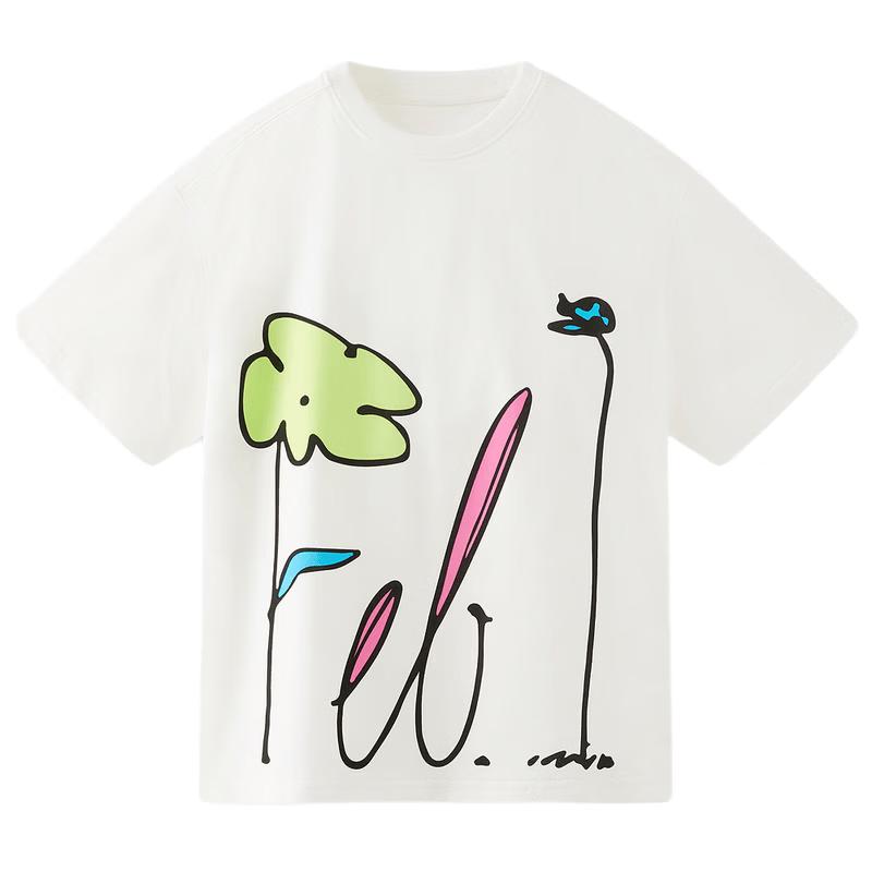 MQD Boys  Graffiti Print Cotton T-Shirt 130cm