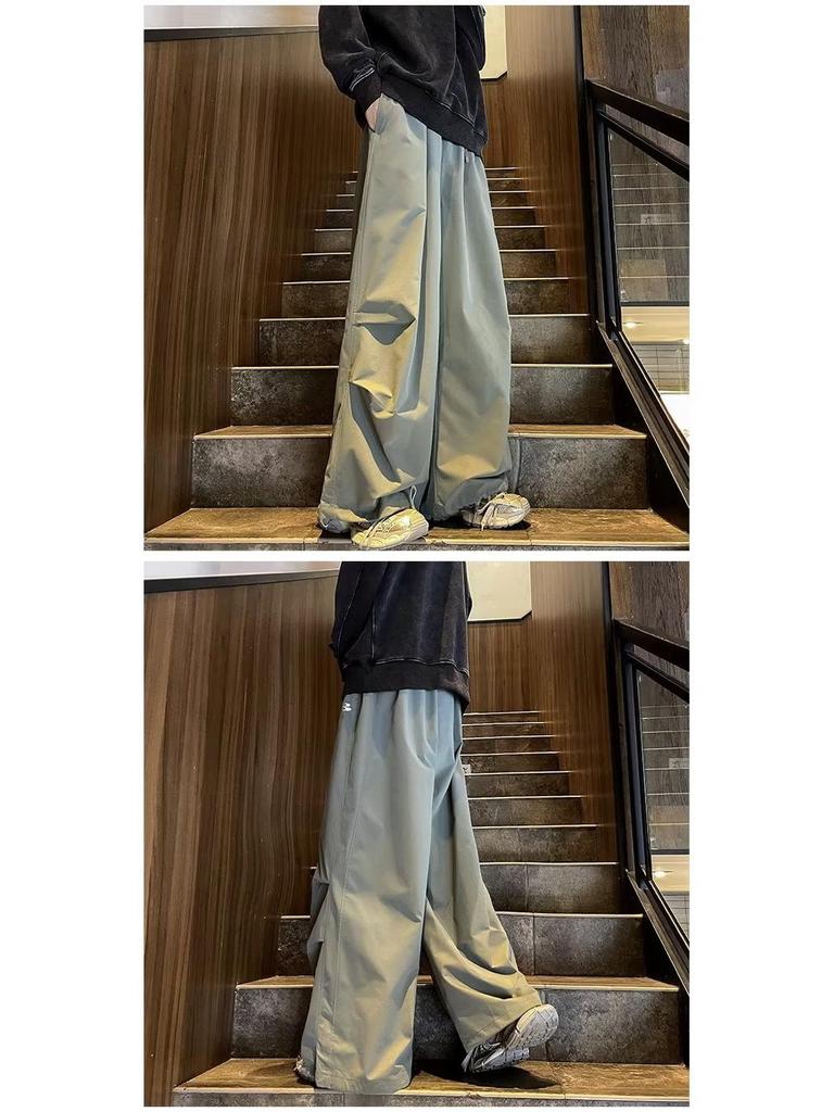 Unisex Sommer Weitbein-Fallschirmhose - Leicht, Trendig, Schnelltrocknend für Aktive Bekleidung