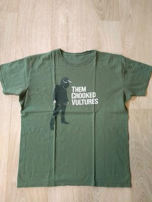 Them Crooked Vultures Álbum Vintage Regalo Camiseta de Algodón Todas las Tallas UU623