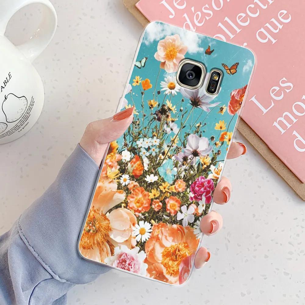 For Samsung Galaxy S7 Edge Case Cover Shockproof Back Phone Case For Samsung Galaxy S7 Edge S6 S6 Edge Plus Silicon Clear Bumper