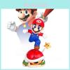 Pvc Anime Figure Super Mario Running Mario Pokmon Small Model Desktop Decoration