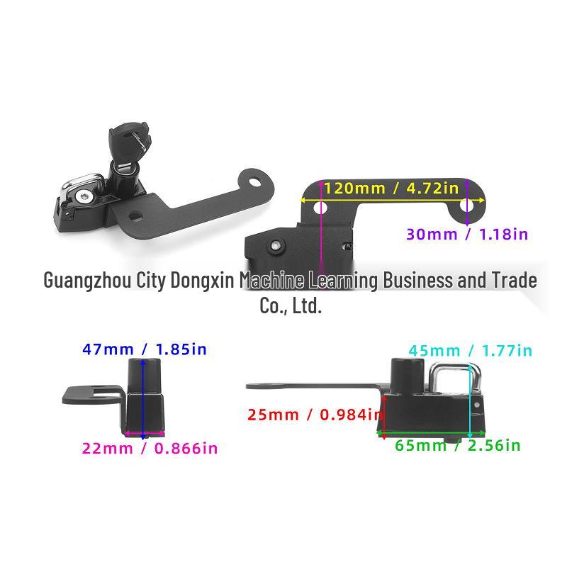 Suzuki GSXS1000GT Motorcycle Helmet Anti-theft Security Lock Accessory