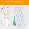 Non-Slip Shower MatDolphin, 53 X 53 CM Machine Washable Bath Mat Anti-Slip Bathtub Mat with Suction Cup