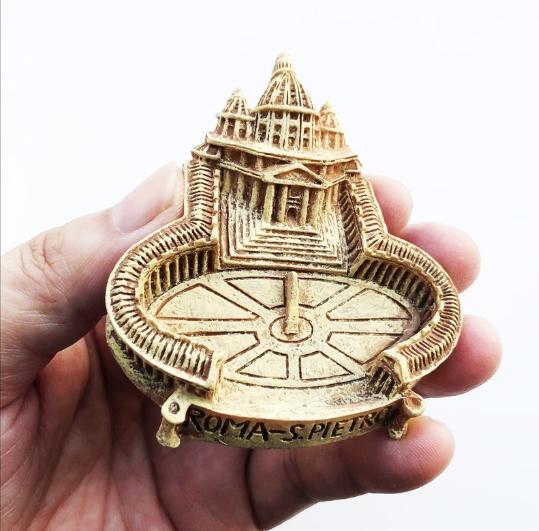 Rome City Vatican Travel Souvenirs Refrigerator Magnet Sticker Label Magnetic Tiles Hand-painted Resin Gifts Home Supplies