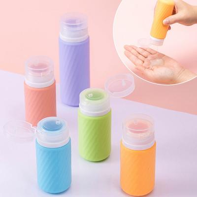 Squeeze Lotion Container Silicone Shower Gel Lotion Bottle Silicone Refillable Bottles  Travel