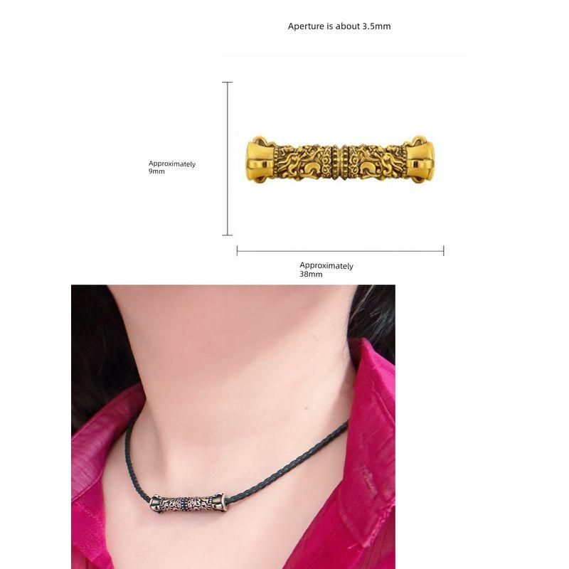 

Ремешок для переноски в том же стиле, тонкий, сделай сам, с переносными бусинами, сменный, из стального троса, мужской и женский, шнурок, 3D, твердое золото, двойное кольцо, кожаный