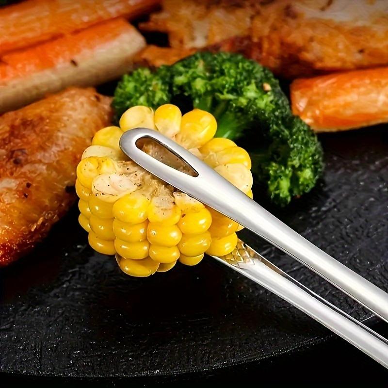 1PC 304 Stainless Steel Korean Barbecue Clip BBQ Food Clip Steak Buffet Food Clip