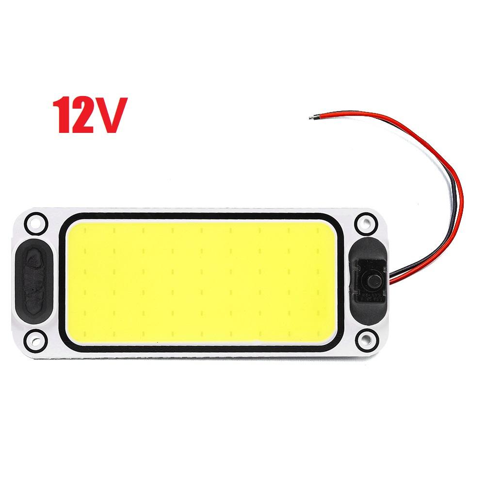 

6 Вт Автомобильный светодиодный COB-потолочный светильник 12-24 В General Motors Автоматические лампы для чтения с выключателем Декоративная потолочная панель для салона грузовика 1pcs