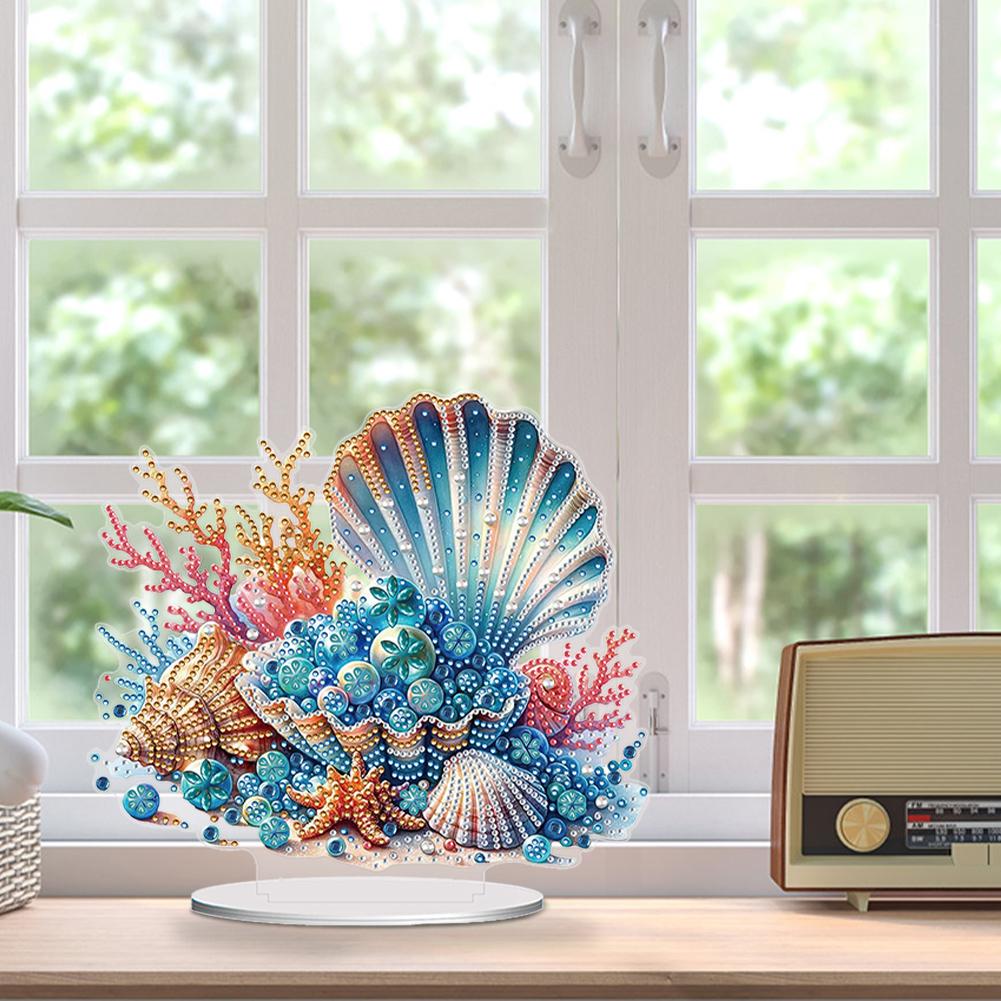 Acrylic Special Shape Piano Rabbit Table Top Diamond Painting Ornament Kits Rhinestones Desktop Ornaments for Home Office Decor