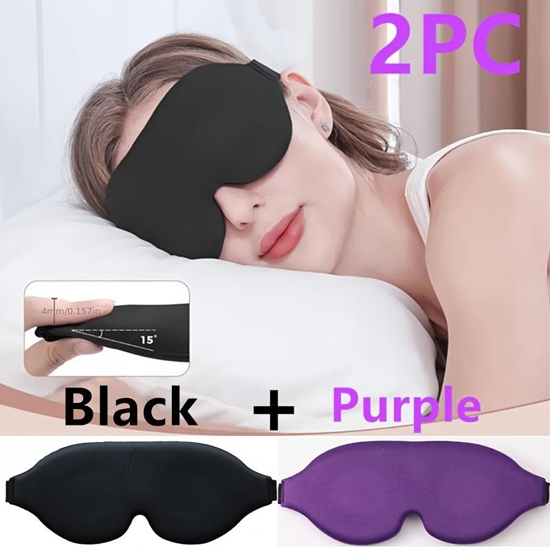 1Pc/2Pcs/3Pcs 3D Eye Contour Sleep Mask Zero Eye Pressure Eye CoverSoft And Com Fortable To Help With Deep Sleep And Yoga Relaxation Adjustable Strap