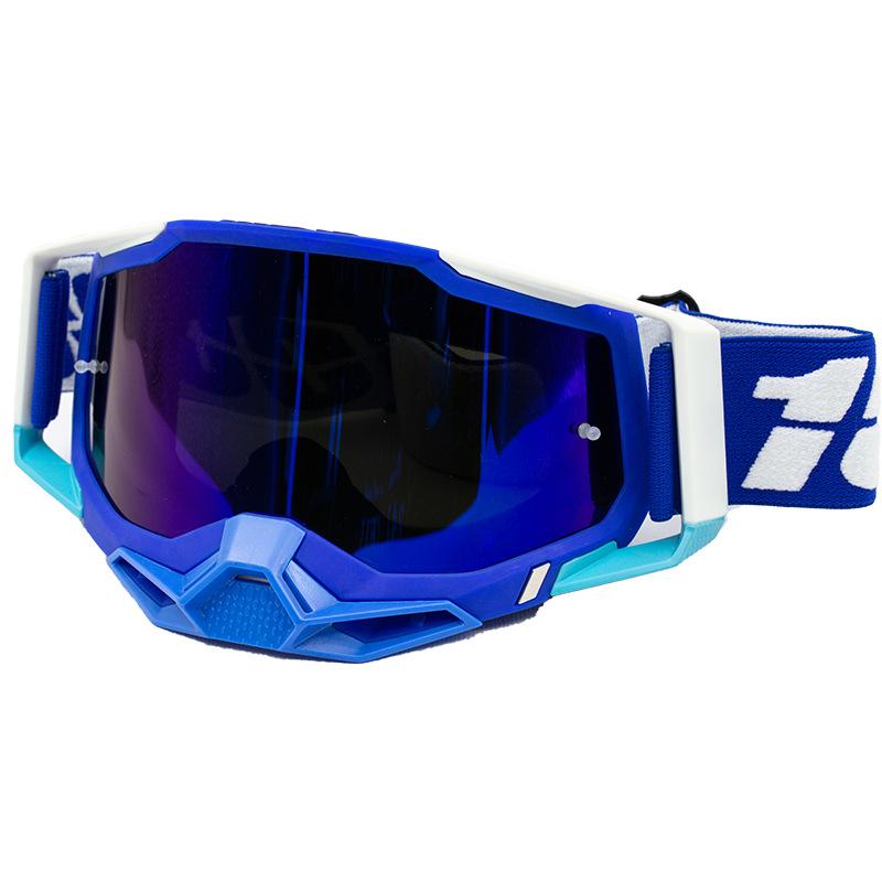 New Motorcycle Off-Road Goggles Outdoor Sports Color-Changing Riding Full Face Protective Ski Safety Glasses Motocross Goggles