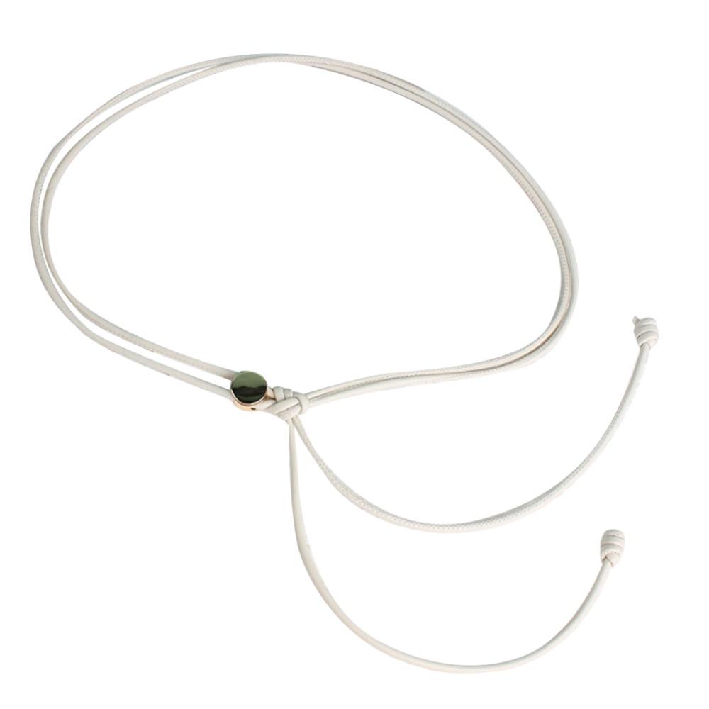 Nastavitelné provázkové pásky Měkký PU kůže Pletený pásek na pas Popruh Pro sukně Džíny Šaty Oblečení