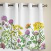 Schlafzimmer Küchenvorhang Frühlingsblume Gänseblümchen Fenstervorhänge Vorhänge für Wohnzimmer Dekorative Artikel