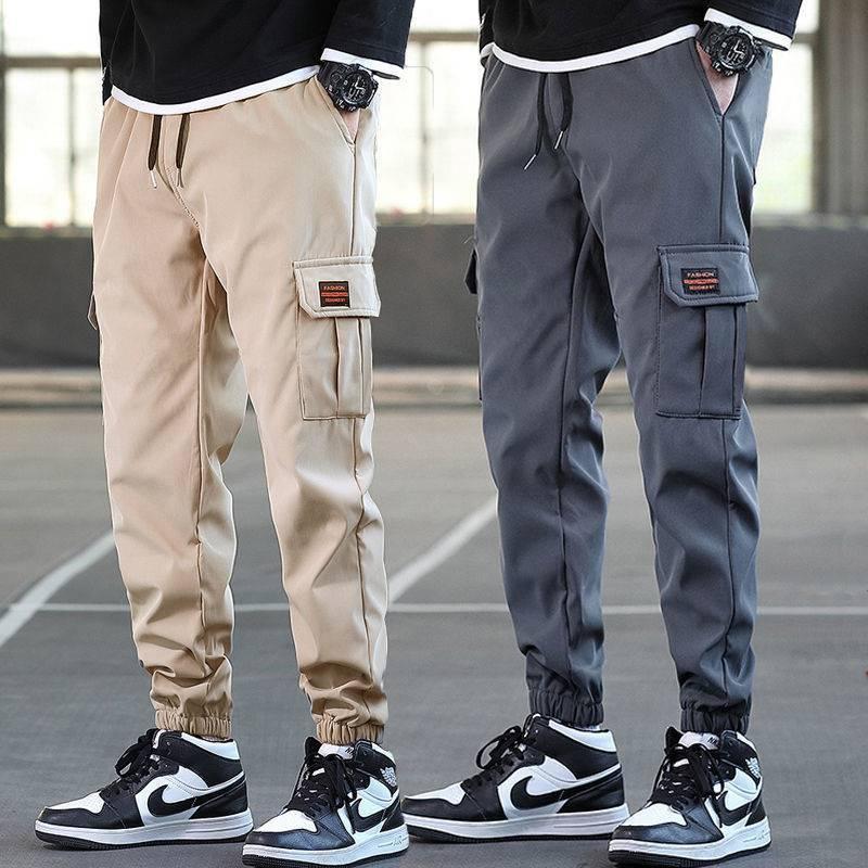 2026 New Spring and Autumn Men's Work Pants, Casual Slim Fit Sports Pants, Harem Jogger Pants