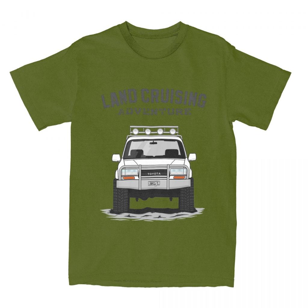 Land Cruiser FJ 80 Series T-Shirts Men Women 100% Cotton Off Road FJ80 Car Landcruising Adventure Tee Shirt Graphic Clothing