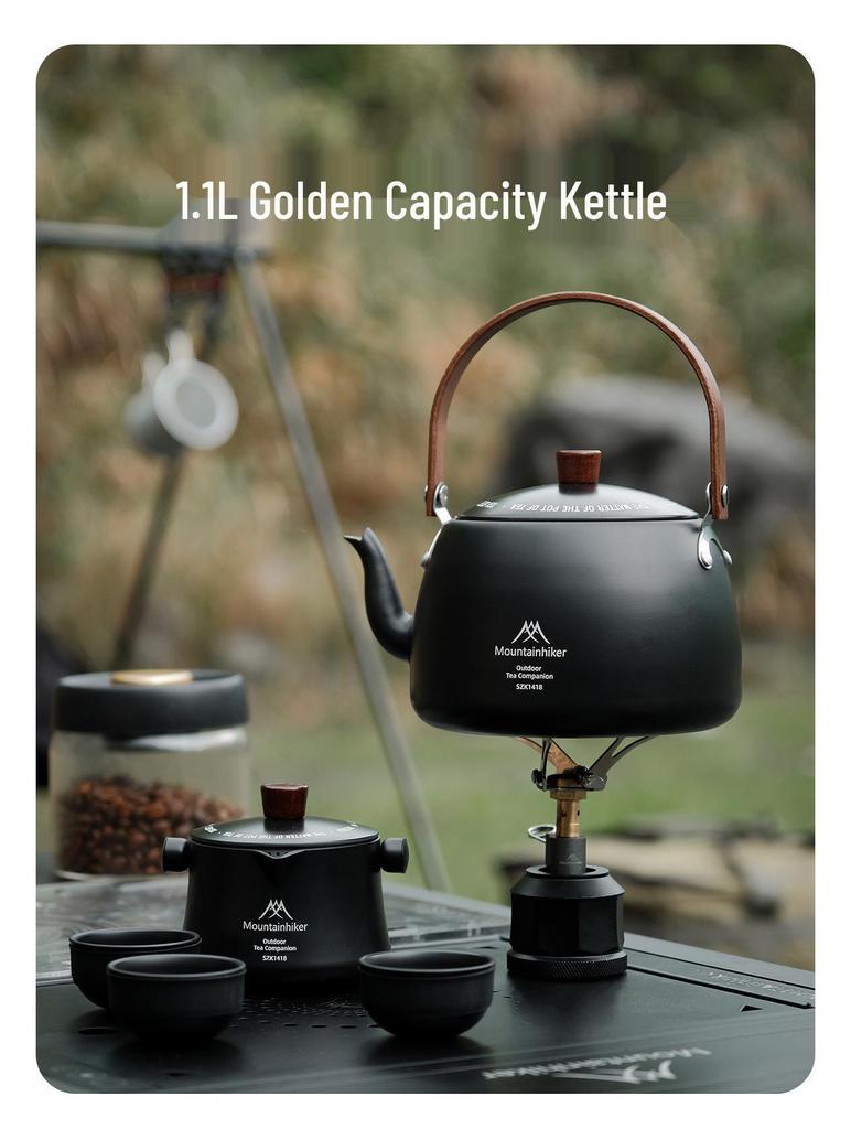 Mountain Guest Portable Tea Brewing Kettle Set for Outdoor Camping & Picnic