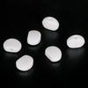 6Pcs White Guitar Tuner Acrylic Ukulele Oval Tuning Key Buttons Replacement