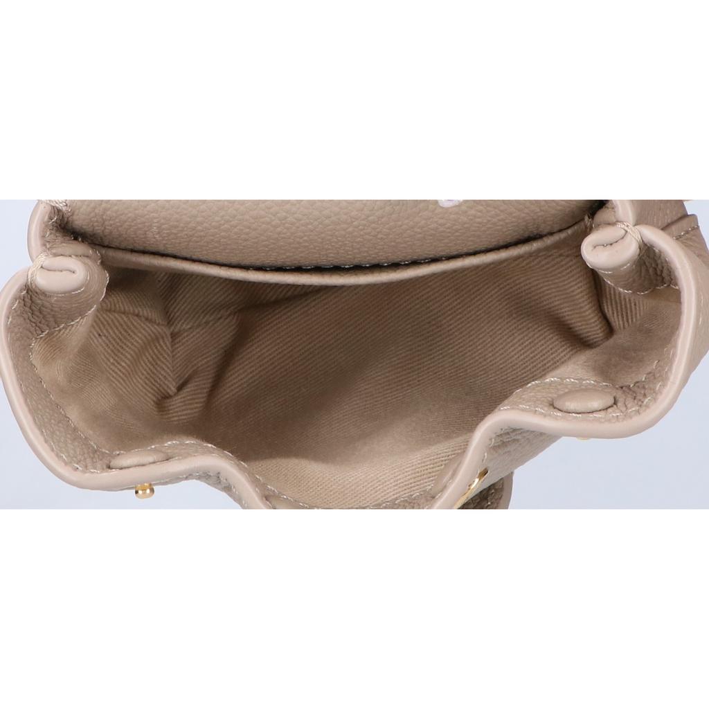 POLENE [Excellent Condition] Numero Un Micro Edition Textured Shoulder bag greigeUsed