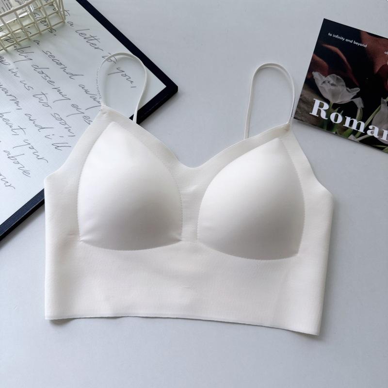 Hot Drill Shoulder Strap, Thin Shoulder Strap, Invisible Liquid Foundation Underwear, Women's Thin Vest, Seamless Back Tube Top, No Steel Ring Bra.