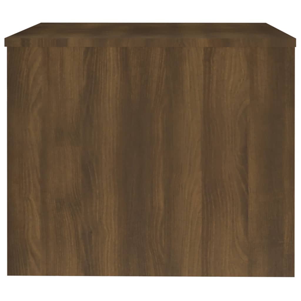 Coffee Table Brown Oak Look 80 X 50 X 40 Cm Engineered Wood