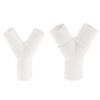 1Pc Pvc Plastic Pipe 3 Way Connector Y Type Tee Y Tee Fork Water Pipe Drip Box Joint 16Mm 20Mm