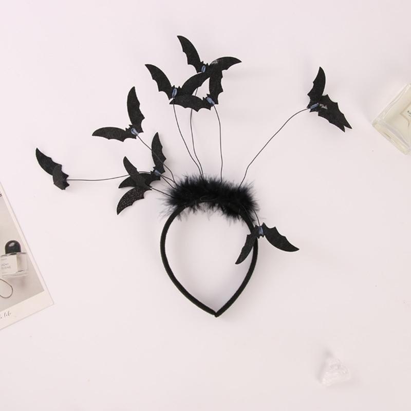 Teen Spiders Shape Headbands Woman Student Role Play Animes Character Gatherings Hairband Plastic Carnivals Hair Hoop