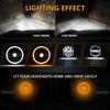 1ks 7palcový automobilový motocykl LED světlomet s DRL/směrovým světlem/tlumeným/dálkovým 7'' kulatým