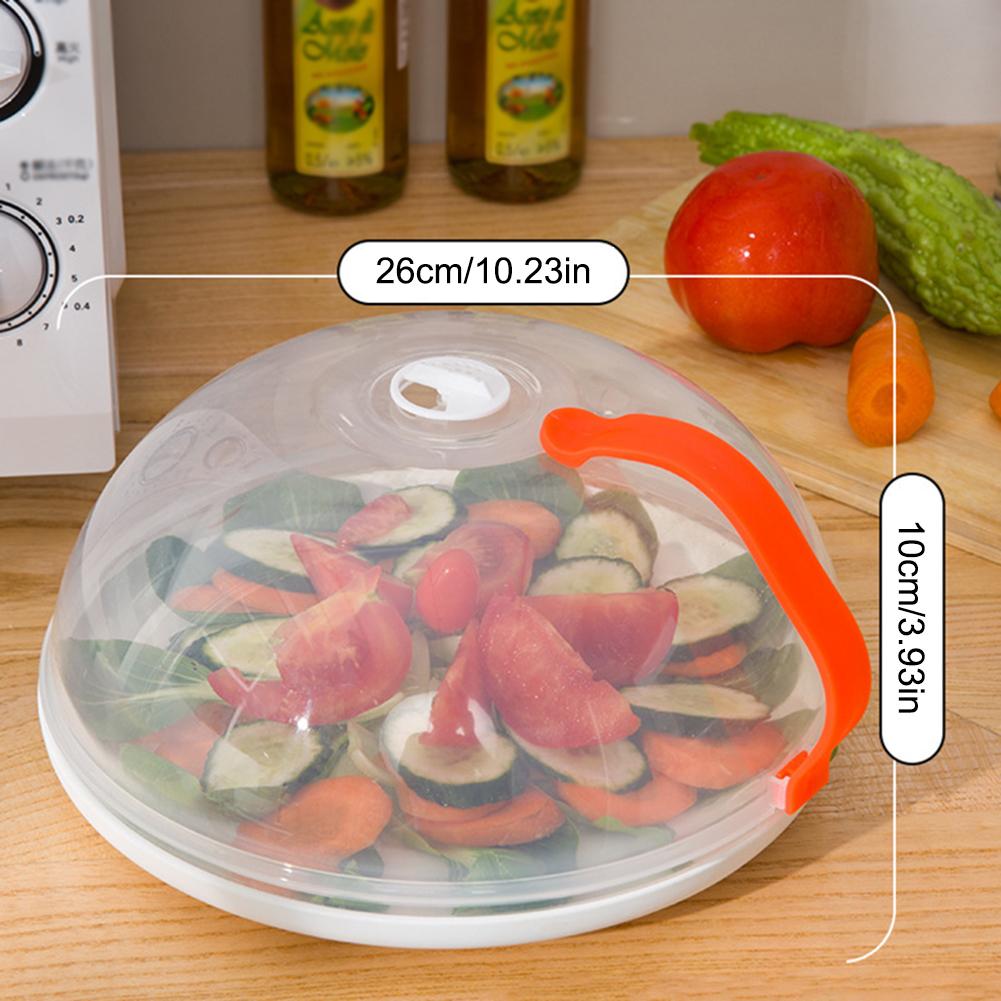 Microwave Splatter Cover Clear Splatter Cover Saft Plastic 10 in Microwave Plate Cover Large Microwave Splash Guard Cooker Lid