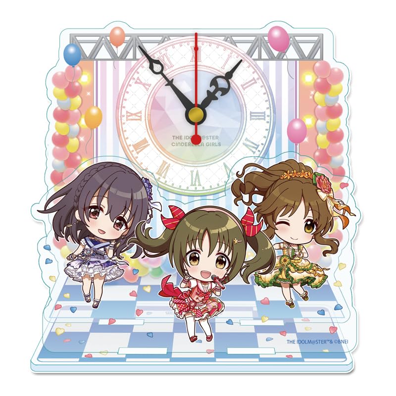 

THE iDOLM@STER Cinderella Girls Puchichoco Mini Acrylic Table Clock Vivid Color Age Ver.