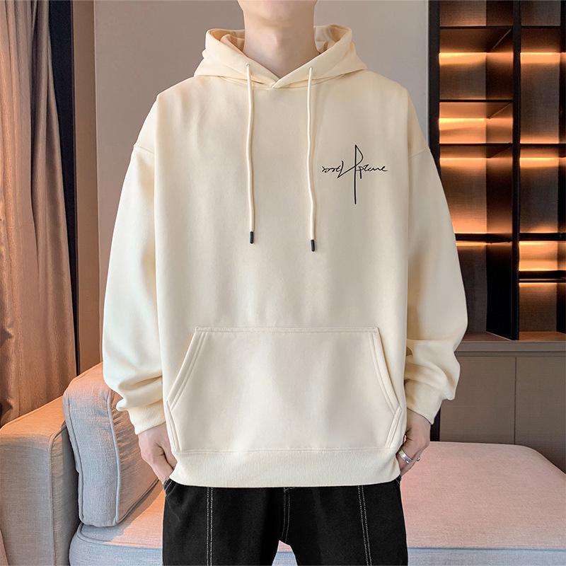 

Men s and Women s Trendy Casual Autumn Long Sleeve Hoodie Polo Shirt 3XL білий/сірий колір