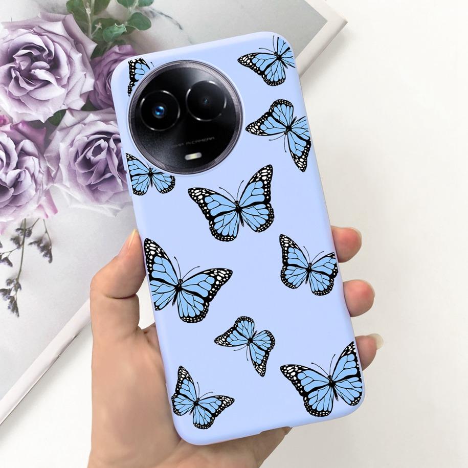 Shockproof Case For Realme 11 5G / Realme 11X Phone Cover Fashion Girls Soft Silicone Funda For Realme11 11 X 2023 RMX3785 Coque
