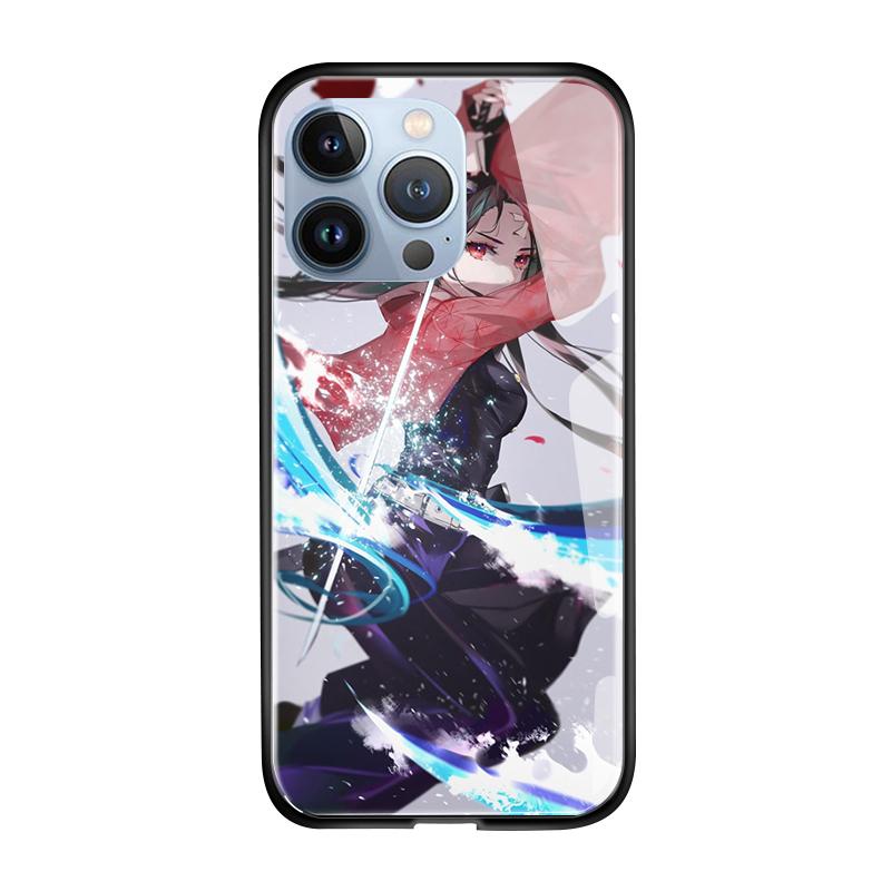 Husă Telefon Sticlă Securizată Pentru iPhone 11 12 13 14 15 16 17 Redmi 10 12 14C Note10 Note14 Xiaomi 11Lite PocoC75 Margine Moale Rezistentă la Șocuri Carcasă Netedă