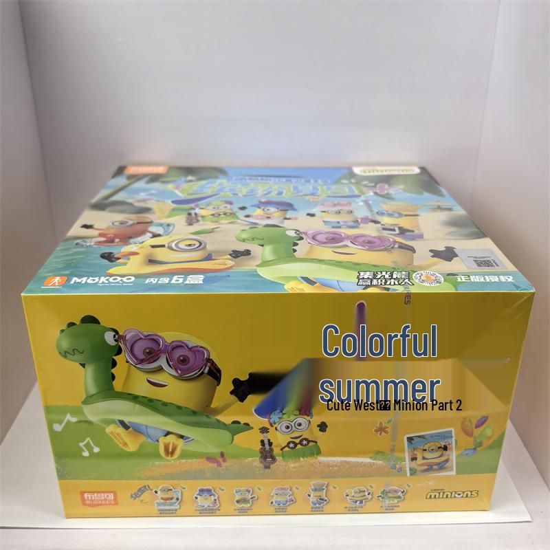 Brucky Blocks Minions Cool 2nd Series: Colorful Summer & Cute Transformation Magic for Kids