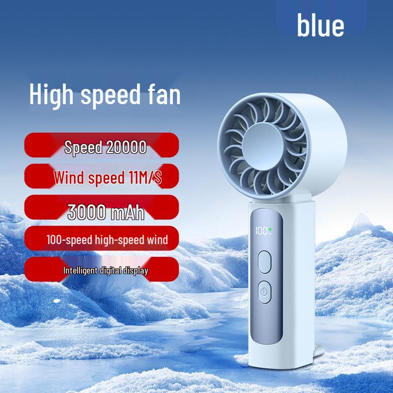 Handheld Turbo Mini Fan with USB Charging and High-Speed Semiconductor Cooling (2026)