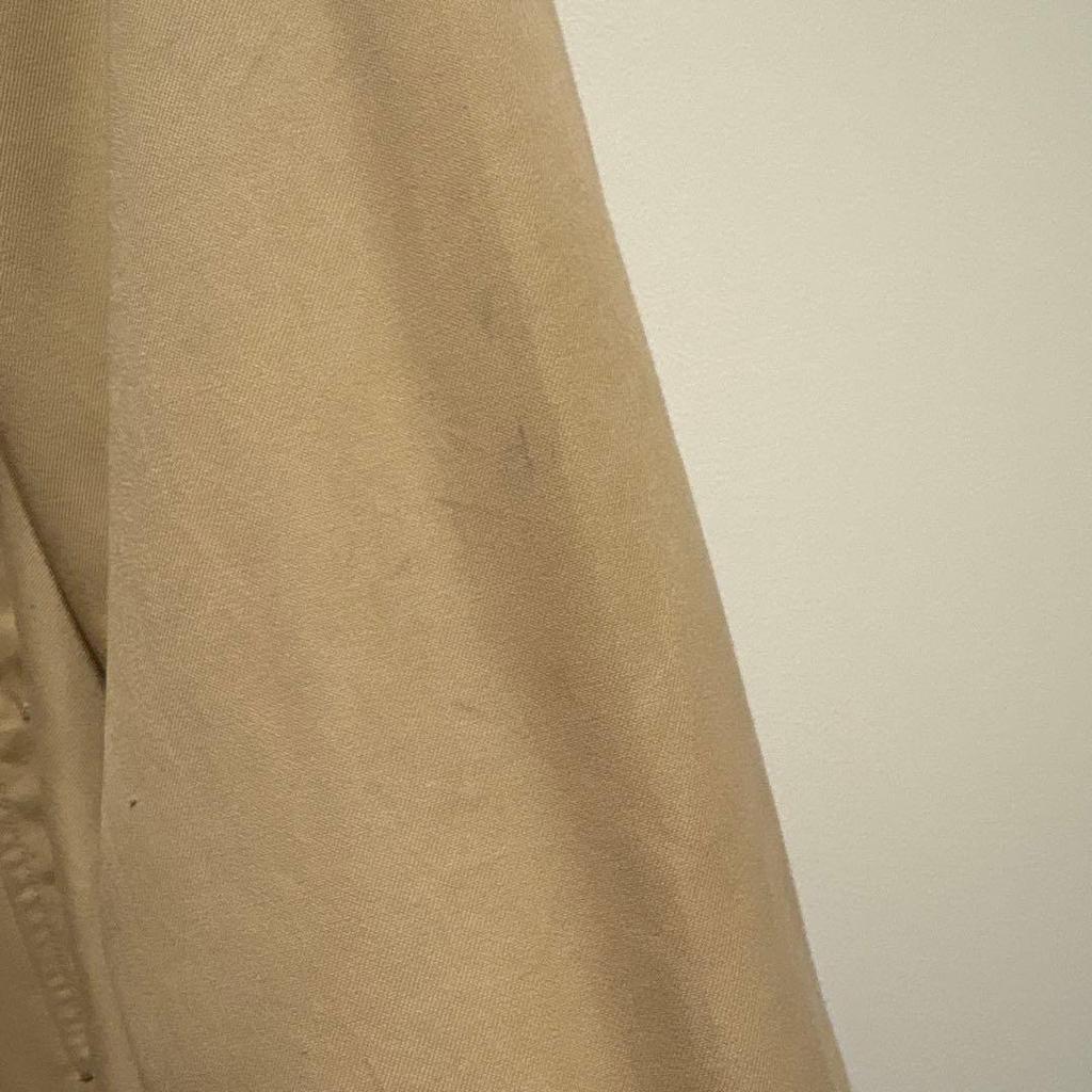 Used 80s UK-made Burberrys Single-Sleeve Balmacaan Trench Coat