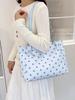 2026 Women's High-Capacity Polka Dot Tote Bag - Fashionable Shoulder & Handheld Design
