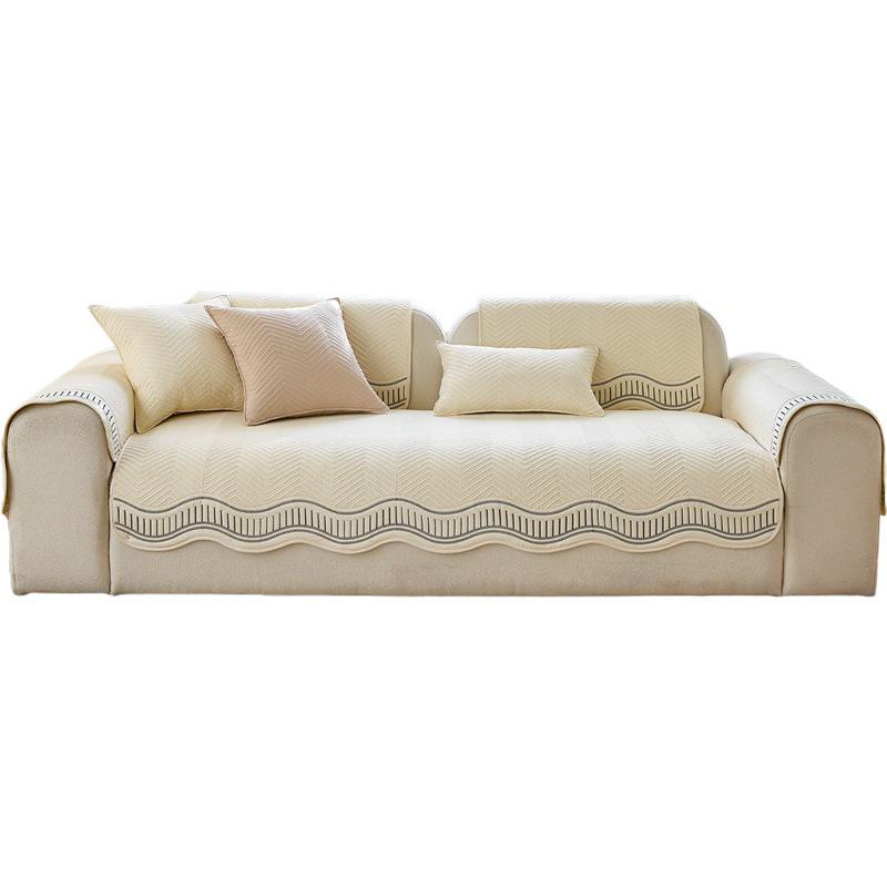 2026 All-Season Non-Slip Washable Cotton Sofa Cushion with Simple, High-End Style