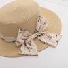 Bowknot Sun Hat Wide Brim Casual Sun Protection Straw Hats Stylish Breathable Panama Hat for Women