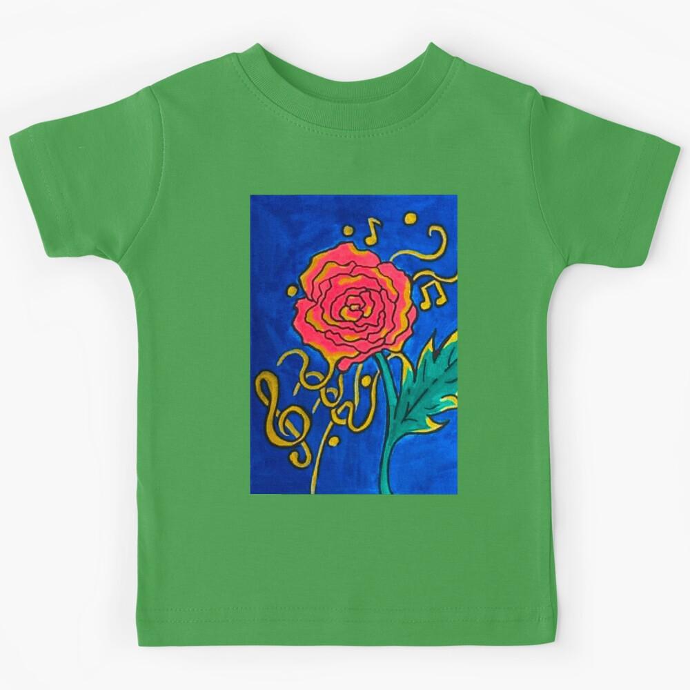 The Rose Dripping Golden Music Kids T-Shirt 160
