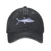 Kingfish King Mackerel Pen and Ink Drawing Baseball Cap Thermal Visor Tactical Cap Fishing Caps Man Dad Hat Girl Mens