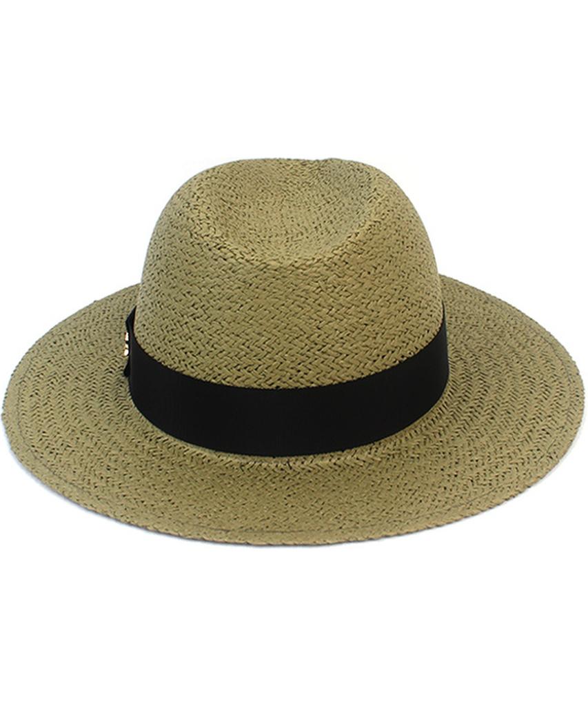Yunibeosyeolkemiseuteuli Swing Basic Khaki Fedora Summer Fedora