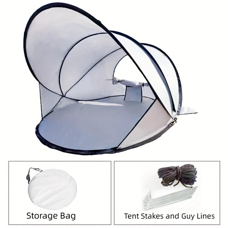 1pc Automatic Pop-Up Tent, 1-Second Quick Open, Extra Large Breathable Sunshade Park Camping Shelter for 3-4 People