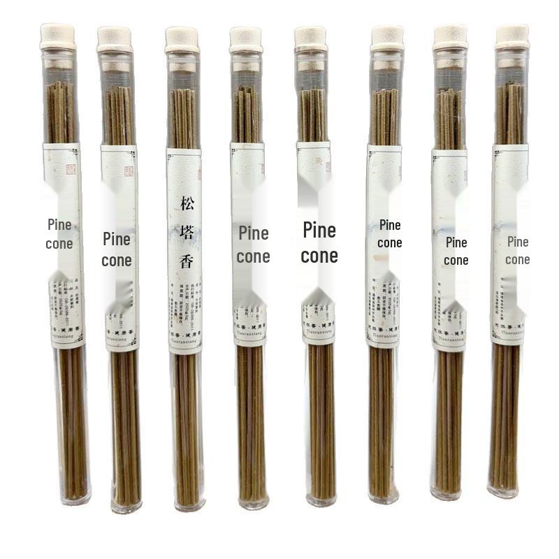 Natural Pine Cone Incense Sticks - Sandalwood & Agarwood Scent
