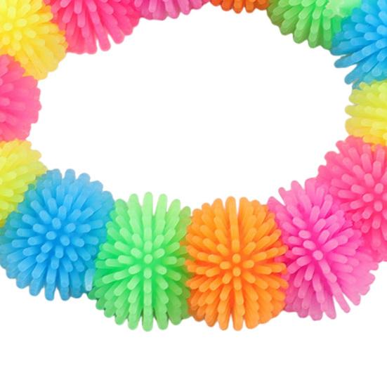 Stress Relief Toys Soft TPR Ball Elastic Bracelets Highly Stretchable And Kneadable Wristbands for Kids Skin-Friendly Non-Prickly Fun Party Favors