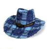 Western Cowboy Hat Male and Female Knights Big Eaves Outdoor Outing Casual Top Hat European and American Party Ball Jazz Hat