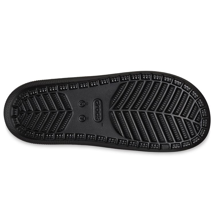 Crocs Casual Open-Toe Beach Sandals Unisex Sandals Black 209403-001