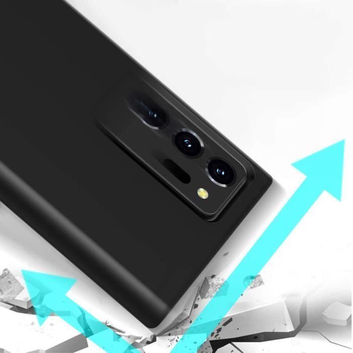 Coque de protection - Toproduits® - Note 20 - Verre trempé - Souple - Bords noirs courbés