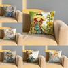 Art Sarah Kay Swing Girl Cushion Cover Soft Reversible  Durable Pillow Cover  MultiScene Use for Home  Car Daily Comfort