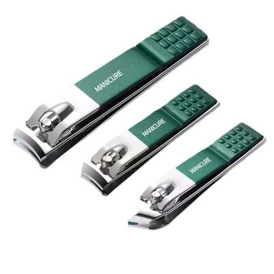 German Pedicure Nail Clipper Set: Large and Sharp Oblique Mouth Clipper, 4-Piece Household Kit