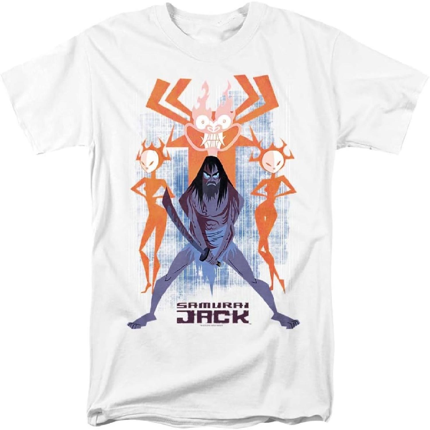 Samurai Jack Jack Vs Evil Unisex Adult T Shirt S